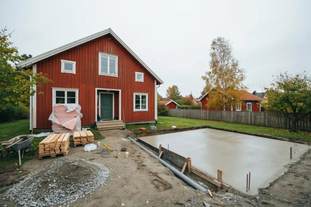 planera garagebygge p tomten regler grundl ggning materialval och kostnad